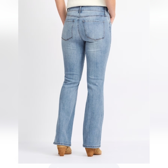 STS Mandy Boot Cut Flare Bottom Blue Women's Denim Petite Jeans - Picture 3 of 10